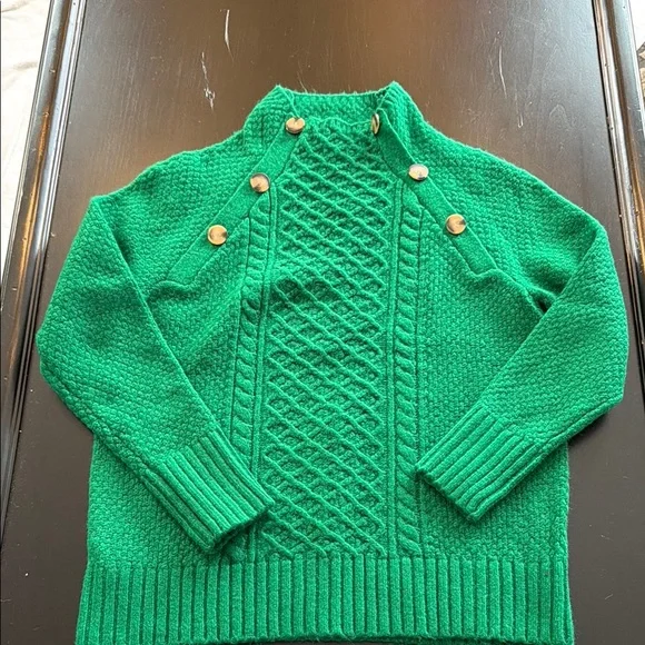 Ann Taylor Emerald Green Turtleneck Sweater - Picture 1 of 3